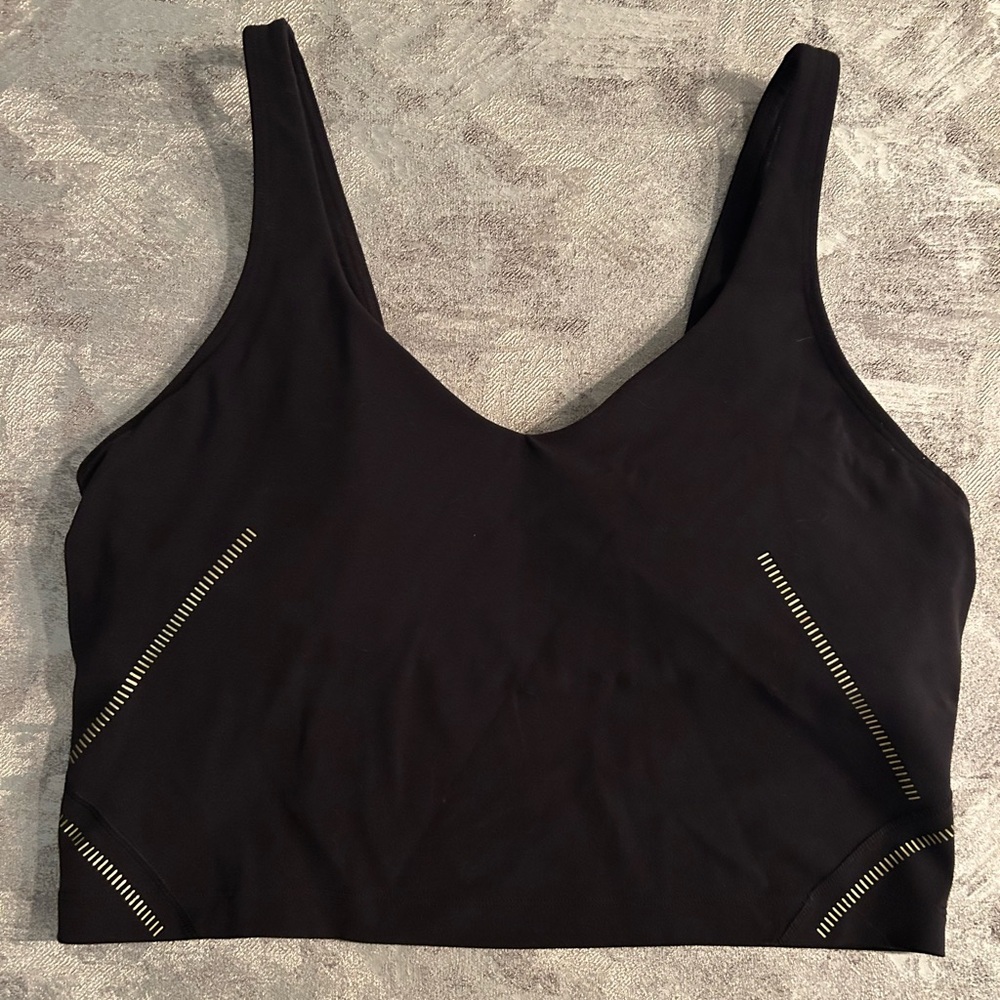Lululemon Black Align Tank *Gold* Size 10
